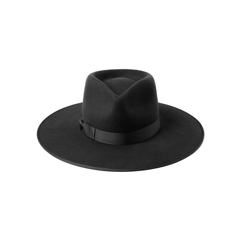 NEW Lack of Color Noir Rancher Hat Black Wool Fedora Western Size Medium Boho - Picture 12 of 16